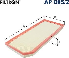 Filtron AP 005/2 - Ilmansuodatin inparts.fi