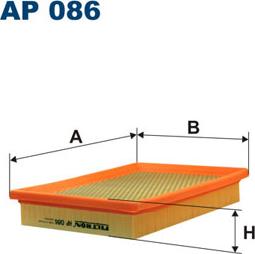 Filtron AP086 - Ilmansuodatin inparts.fi