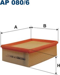 Filtron AP080/6 - Ilmansuodatin inparts.fi