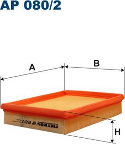 Filtron AP080/2 - Ilmansuodatin inparts.fi