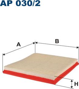 Filtron AP030/2 - Ilmansuodatin inparts.fi