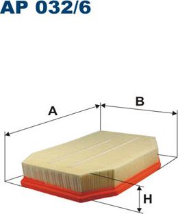 Filtron AP032/6 - Ilmansuodatin inparts.fi