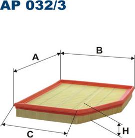 Filtron AP032/3 - Ilmansuodatin inparts.fi