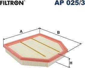 Filtron AP 025/3 - Ilmansuodatin inparts.fi