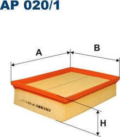 Filtron AP020/1 - Ilmansuodatin inparts.fi