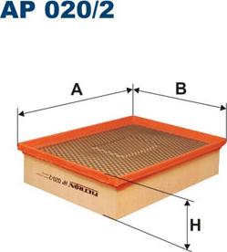 Filtron AP020/2 - Ilmansuodatin inparts.fi