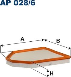 Filtron AP028/6 - Ilmansuodatin inparts.fi