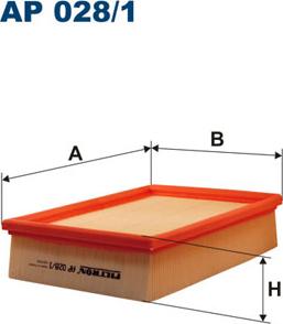 Filtron AP028/1 - Ilmansuodatin inparts.fi