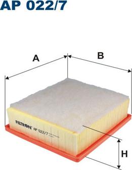 Filtron AP022/7 - Ilmansuodatin inparts.fi