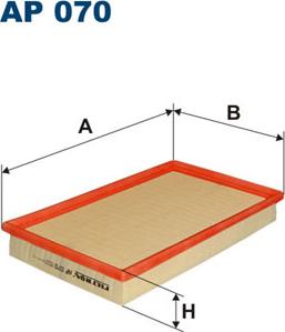 Filtron AP070 - Ilmansuodatin inparts.fi