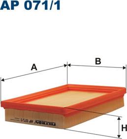 Filtron AP071/1 - Ilmansuodatin inparts.fi