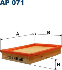 Filtron AP071 - Ilmansuodatin inparts.fi