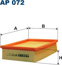 Filtron AP072 - Ilmansuodatin inparts.fi