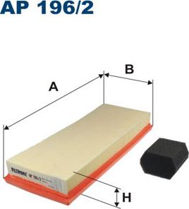 Filtron AP196/2 - Ilmansuodatin inparts.fi