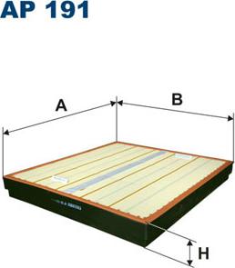 Filtron AP191 - Ilmansuodatin inparts.fi