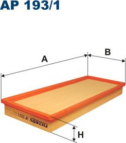 Filtron AP193/1 - Ilmansuodatin inparts.fi