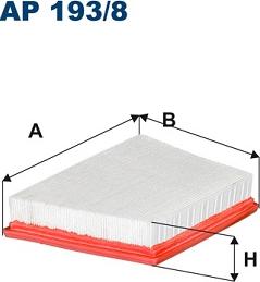 Filtron AP 193/8 - Ilmansuodatin inparts.fi