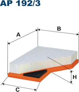 Filtron AP192/3 - Ilmansuodatin inparts.fi