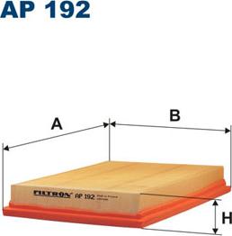 Filtron AP192 - Ilmansuodatin inparts.fi