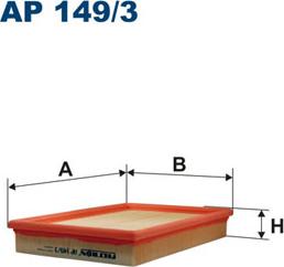 Filtron AP149/3 - Ilmansuodatin inparts.fi