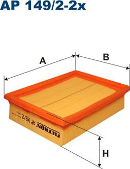Filtron AP149/2-2x - Ilmansuodatin inparts.fi