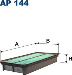 Filtron AP144 - Ilmansuodatin inparts.fi