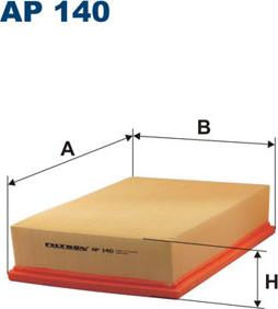 Filtron AP140 - Ilmansuodatin inparts.fi