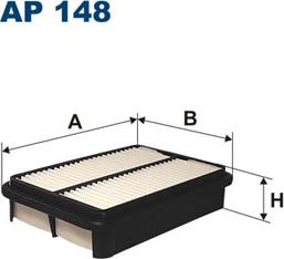 Filtron AP148 - Ilmansuodatin inparts.fi