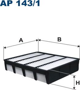 Filtron AP143/1 - Ilmansuodatin inparts.fi