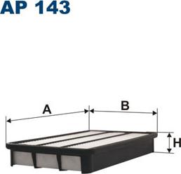 Filtron AP143 - Ilmansuodatin inparts.fi