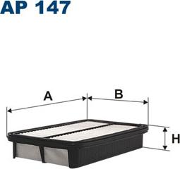 Filtron AP147 - Ilmansuodatin inparts.fi