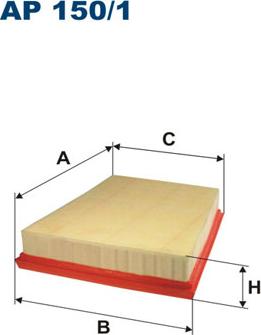 Filtron AP150/1 - Ilmansuodatin inparts.fi