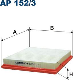 Filtron AP152/3 - Ilmansuodatin inparts.fi