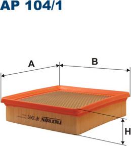 Filtron AP104/1 - Ilmansuodatin inparts.fi