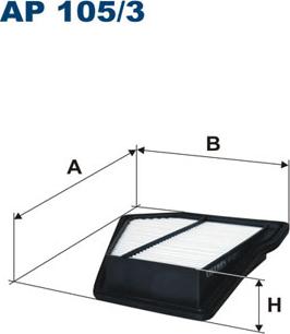 Filtron AP105/3 - Ilmansuodatin inparts.fi