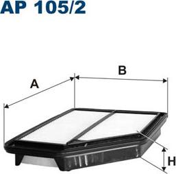 Filtron AP105/2 - Ilmansuodatin inparts.fi