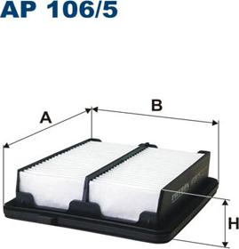 Filtron AP106/5 - Ilmansuodatin inparts.fi