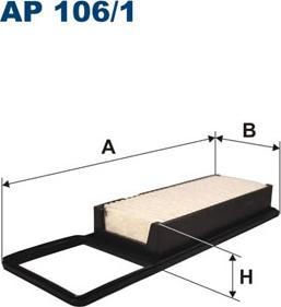 Filtron AP106/1 - Ilmansuodatin inparts.fi