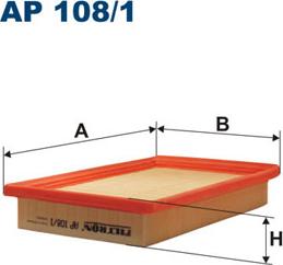 Filtron AP108/1 - Ilmansuodatin inparts.fi