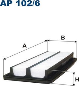 Filtron AP102/6 - Ilmansuodatin inparts.fi