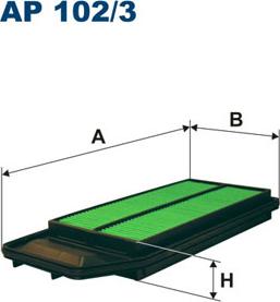 Filtron AP102/3 - Ilmansuodatin inparts.fi