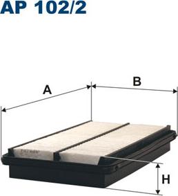 Filtron AP102/2 - Ilmansuodatin inparts.fi