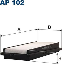 Filtron AP102 - Ilmansuodatin inparts.fi