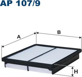 Filtron AP107/9 - Ilmansuodatin inparts.fi