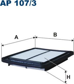 Filtron AP107/3 - Ilmansuodatin inparts.fi