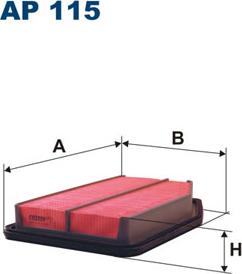 Filtron AP115 - Ilmansuodatin inparts.fi