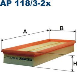 Filtron AP118/3-2x - Ilmansuodatin inparts.fi