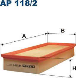 Filtron AP118/2 - Ilmansuodatin inparts.fi