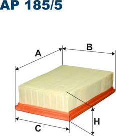 Filtron AP185/5 - Ilmansuodatin inparts.fi
