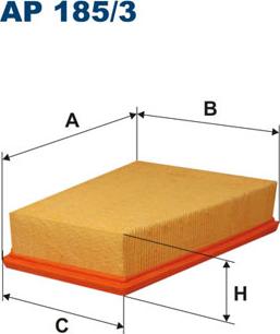 Filtron AP185/3 - Ilmansuodatin inparts.fi